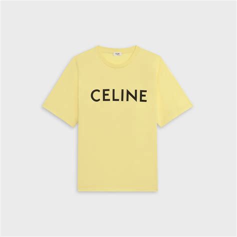 celine t shirt yellow|celine sweatshirt men.